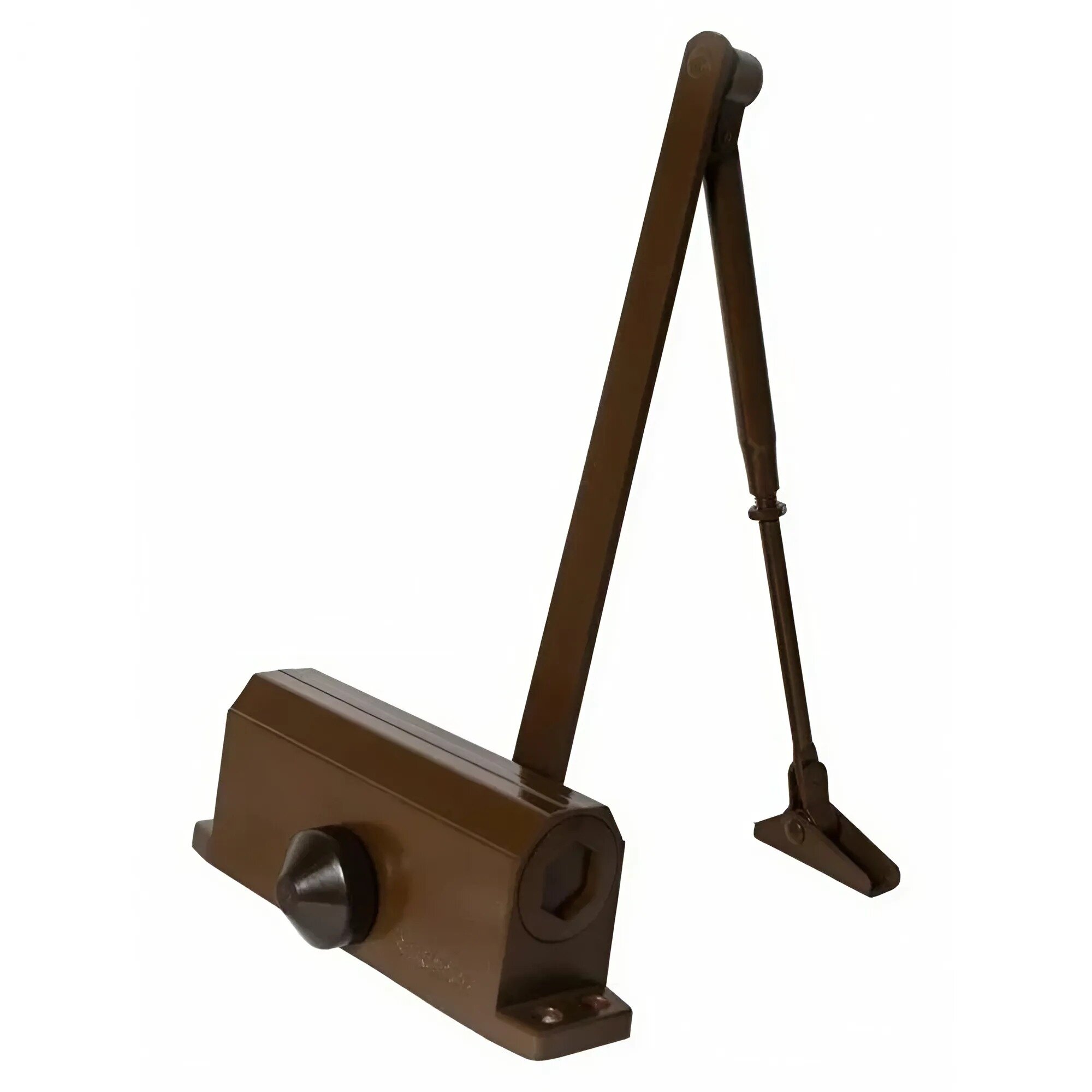 Доводчик дверной Trodos (TD-180) цвет коричневый, для дверей до 180 кг