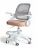 Растущее детское компьютерное кресло для школьников ErgoKids Bambi Air Grey (арт...