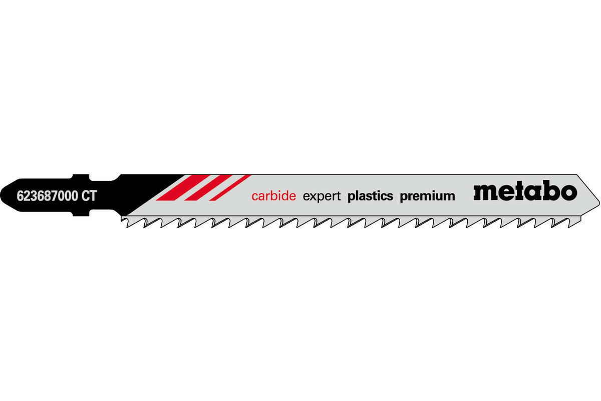 Пилки для стеклопластика T301CHM (91х3.3 мм HM 3 шт.) Metabo 623687000