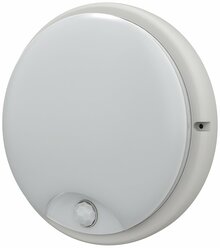 Светильник светодиодный IEK ДПО 4200Д, 12Вт, IP54, 6500K, круг, белый, с датчиком движения