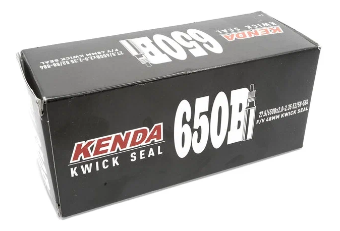 Велокамера Kenda 27.5x2.0-2.35, f/v-48 мм с антипрокольным наполнителем KWICK SEAL — фото 1