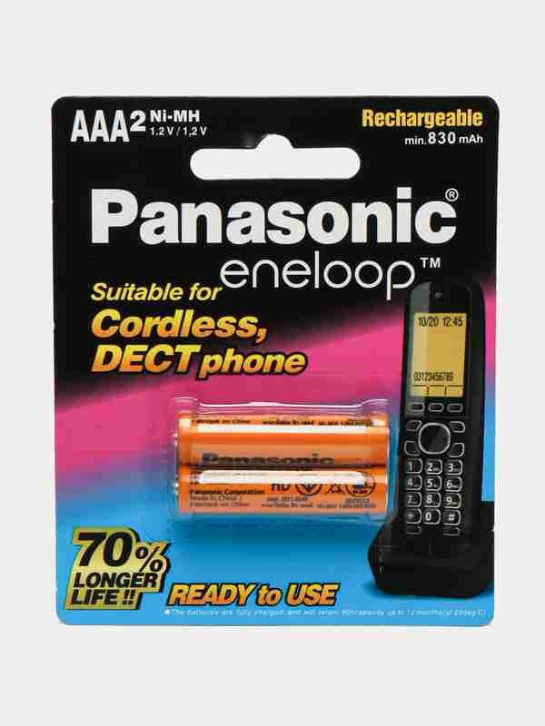 Аккумулятор Panasonic 2 шт 830 mah батарейки на радиотелефон