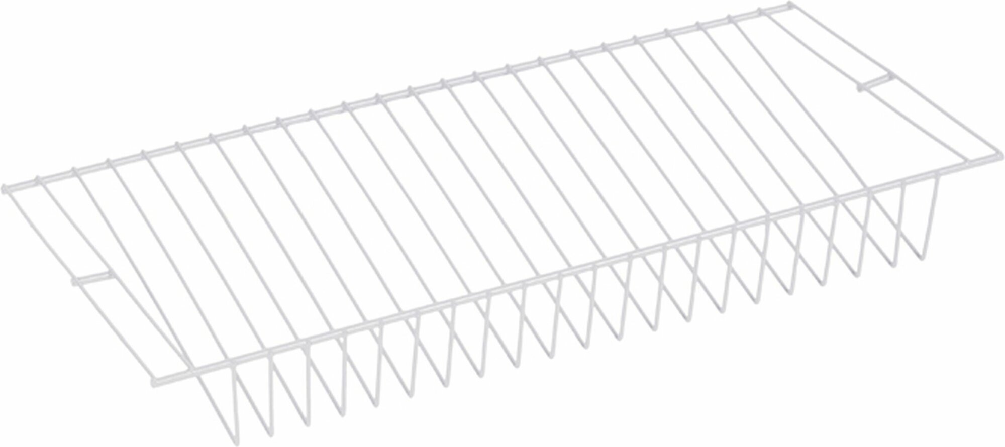 Полка сеточная для систем хранения Larvij белая 307x603x77 мм