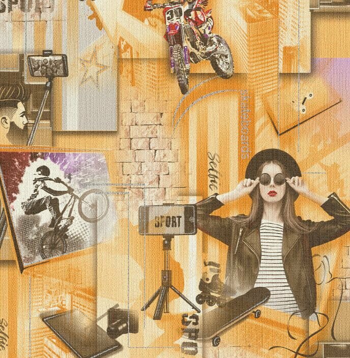 Обои Sal Decor Модница 723457-05 Винил на флизелине 1005 м 106 м