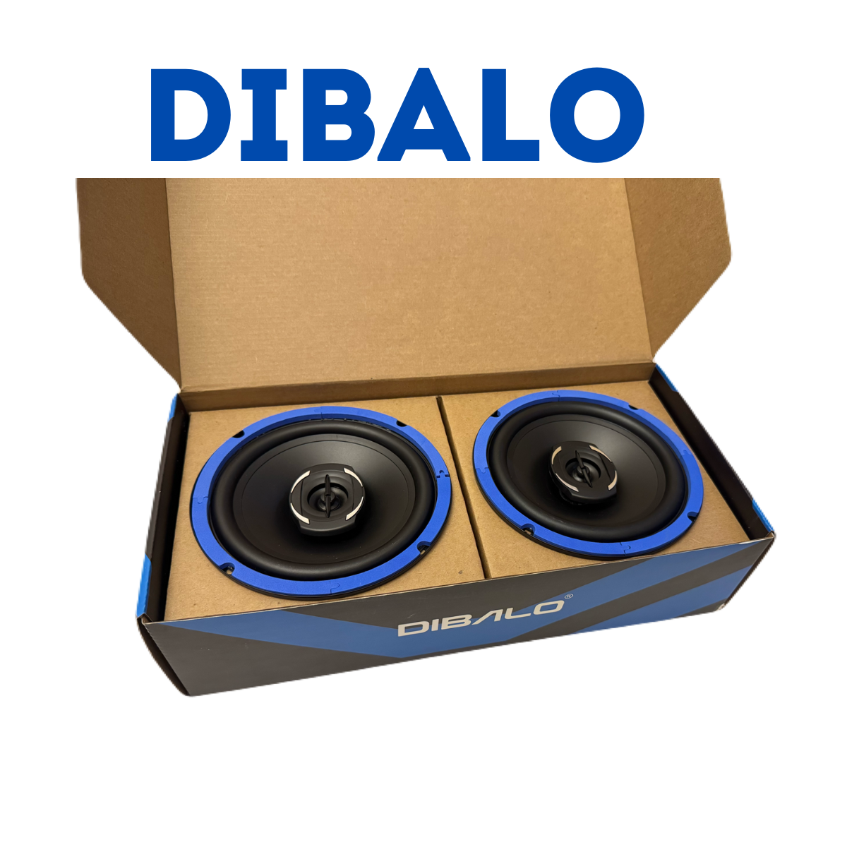 Колонки автомобильные Dibalo RF-6522, 165 мм, 60 Вт