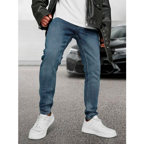 фото Джинсы зауженные mkjeans slim fit, размер 38, dark blue