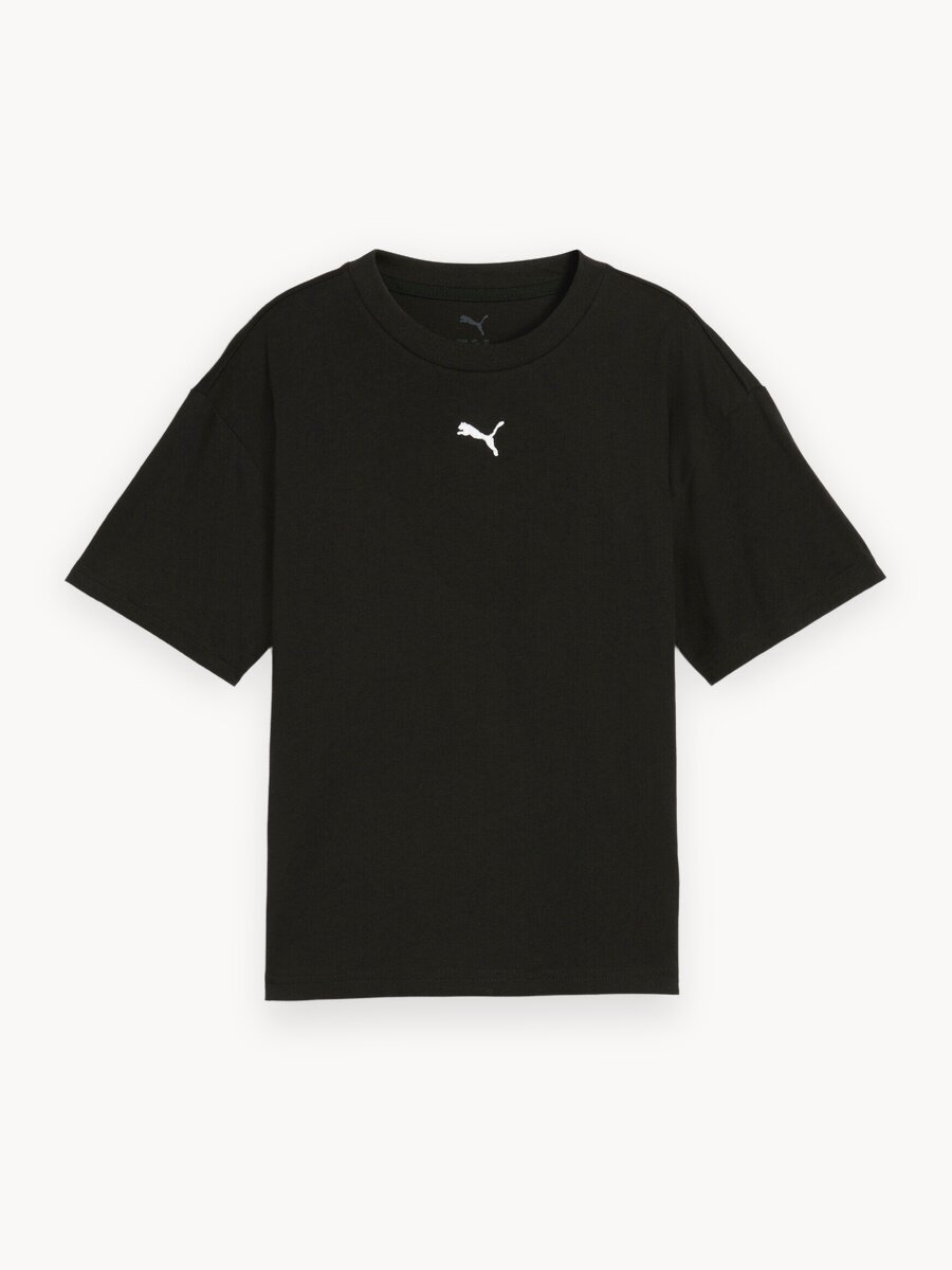 Футболка PUMA Essential Boxy, размер 140, черный