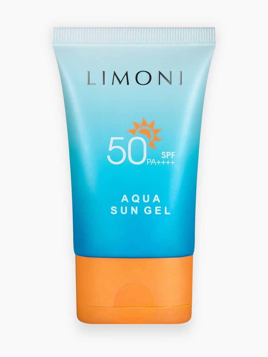 LIMONI Крем-гель солнцезащитный SPF 50+РА++++ Aqua Sun Gel, 50 мл