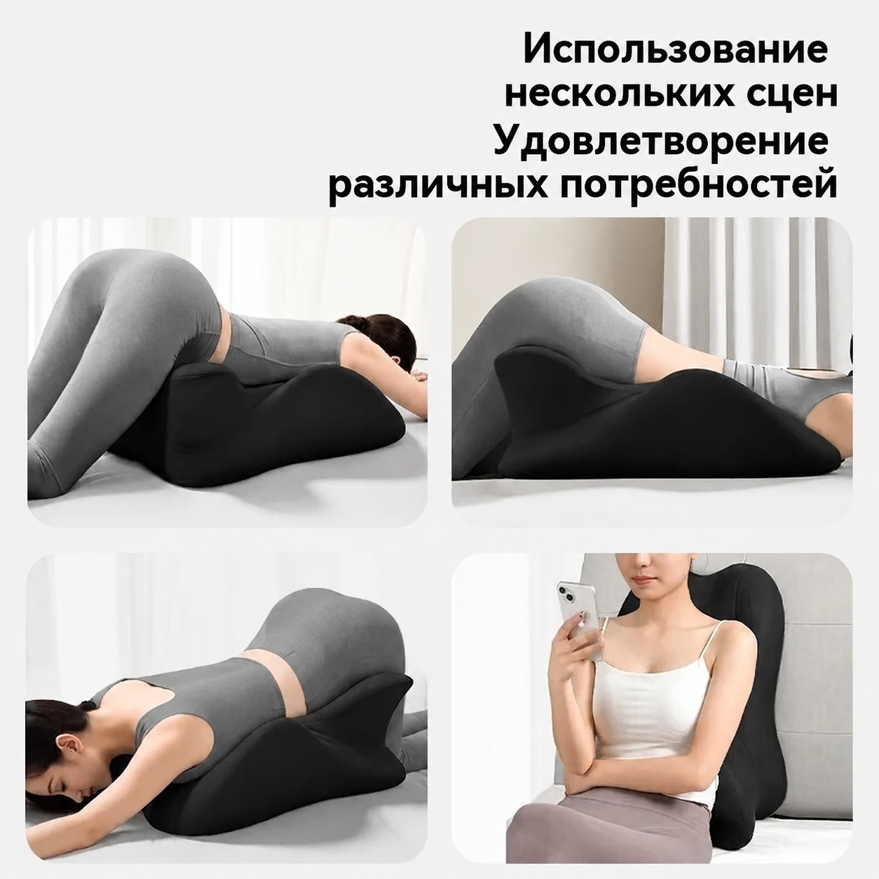 Ортопедическая подушка Memorex для сна на животе, 58×38 см, мягкая жесткость, наполнитель меморикс
