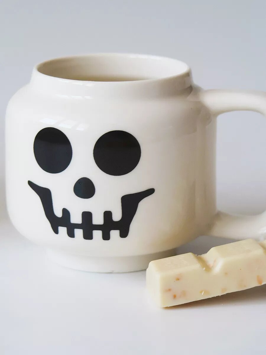 Кружка DB HOMME "LEGO Скелет", керамика, 250 мл, для СВЧ и посудомойки — фото 1