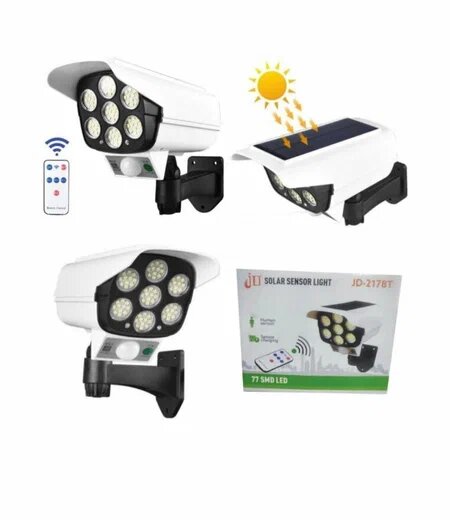Уличный фонарь SolarLamp YH-2178 с датчиком движения и солнечной батареей — фото 1