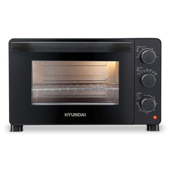 Обзор: Мини-печь HYUNDAI MIO-HY080, 800 Вт, 3 режима, черный