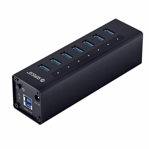 USB-концентратор Orico A3H7-SV 7xUSB-A 30 черный ORICO-A3H7-SV 469100₽