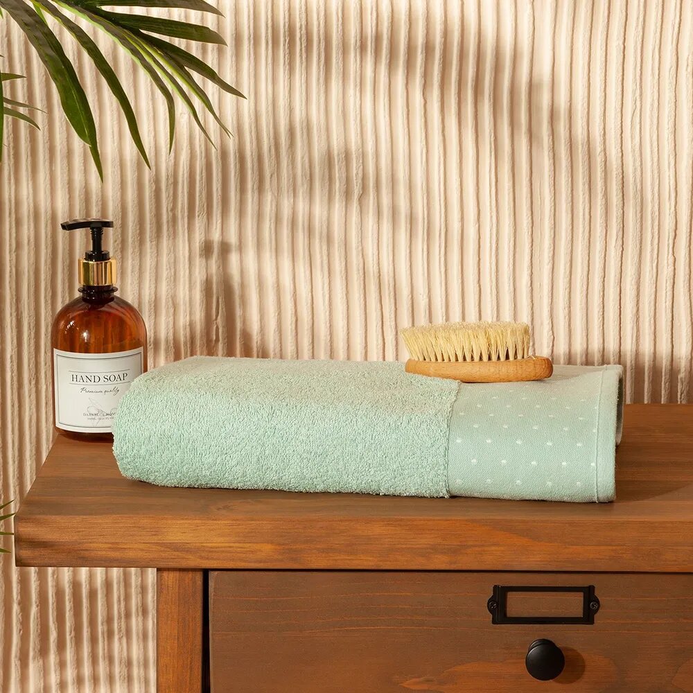 фото Полотенце махровое 50х90 "Mia Cara" Барбара бледно-розовый