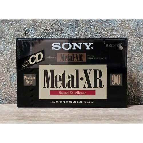 Аудиокассета Sony Metal XR