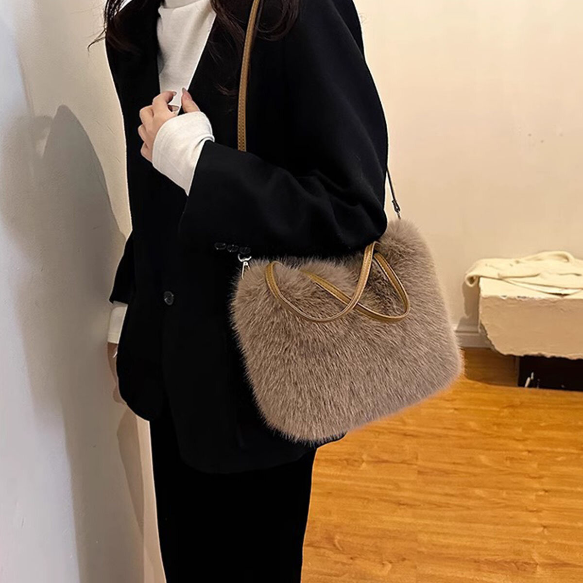 Сумка кросс-боди , бежевый — фото 1