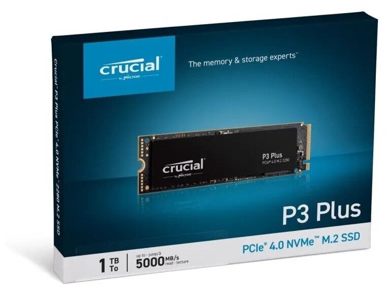 Твердотельный накопитель Crucial P3 Plus 1TB M.2 CT1000P3PSSD8 — фото 1