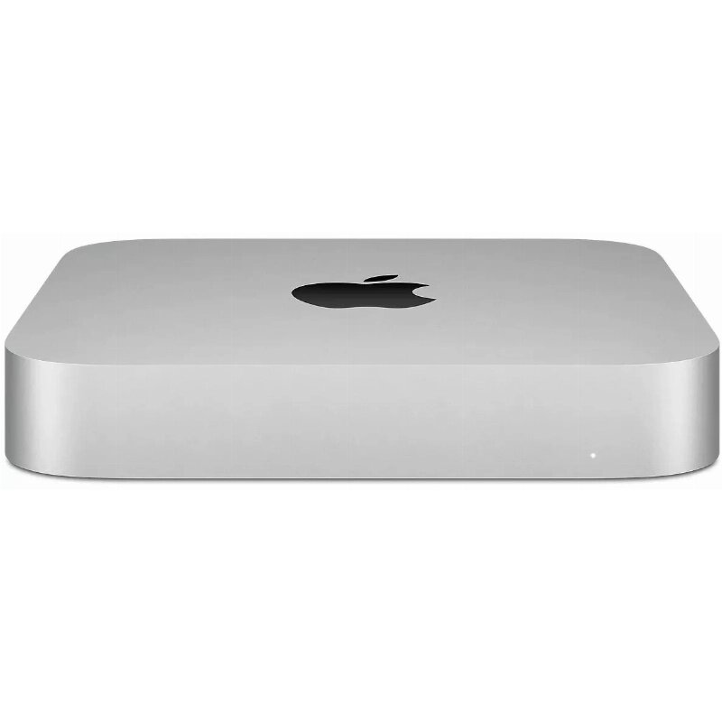 Настольный компьютер Apple Mac Mini 2023 Tiny-Desktop MMFJ3, Apple M2, 256 ГБ SSD, Apple Graphics 10-core, OS X, Silver, серебристый