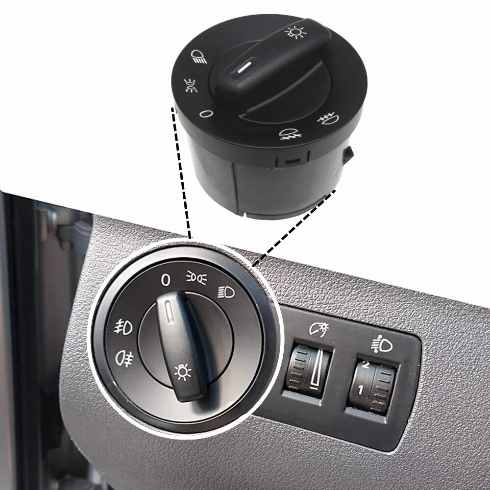 Новый Переключатель Противотуманных Фар Для VW Caddy III Kombi EOS Golf Plus Jetta III Passat Touran - Кнопочный Выключатель .