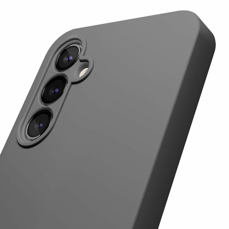 Чехол VLP Aster Case для Galaxy A55, силикон, серый — фото 1