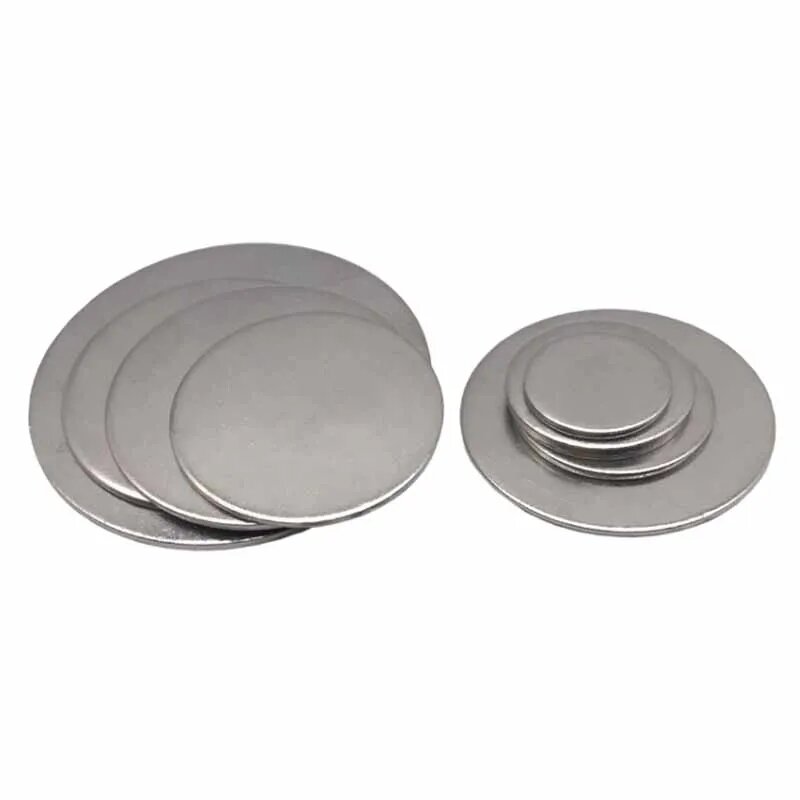 Листовой Прокат Круглые диски из нержавеющей стали 304, 1mm Thickness, 10mm (10Pcs)