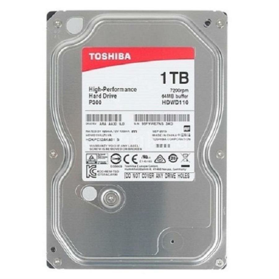 Toshiba HDWD110UZSVA жесткий диск P300, 1Тб, HDD, SATA III, 3.5"