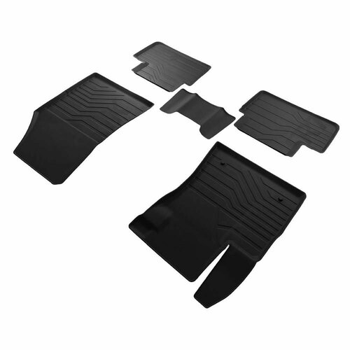 фото Резиновые 3d lux коврики в салон srtk: renault megane (16-)