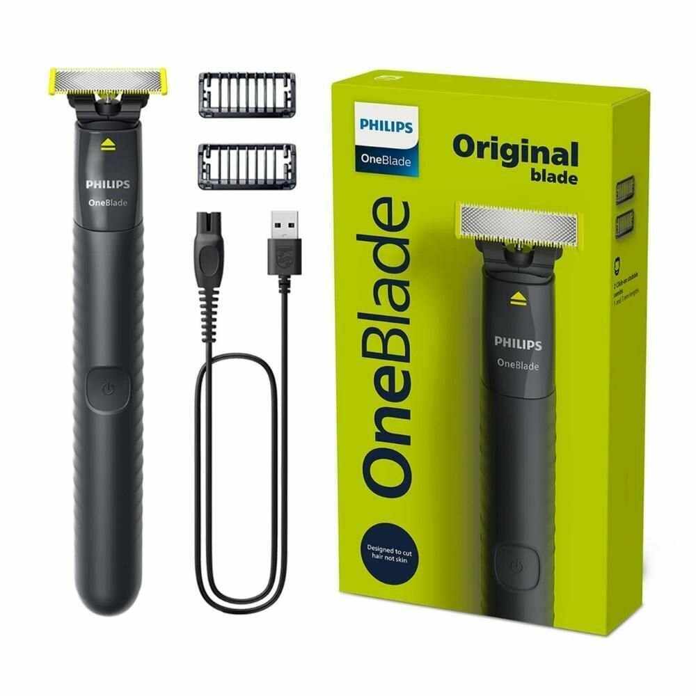 Триммер для лица Philips OneBlade QP2724/10 с зарядкой от USB, 3 насадки