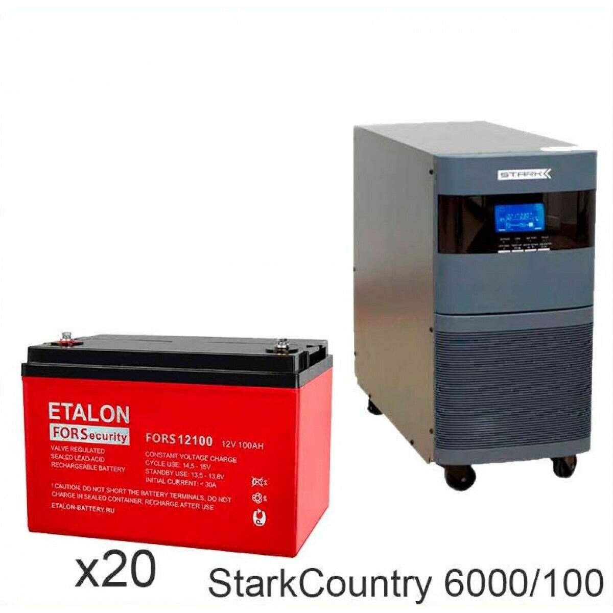 Stark Country 6000 Онлайн, 12А + ETALON FORS 12100
