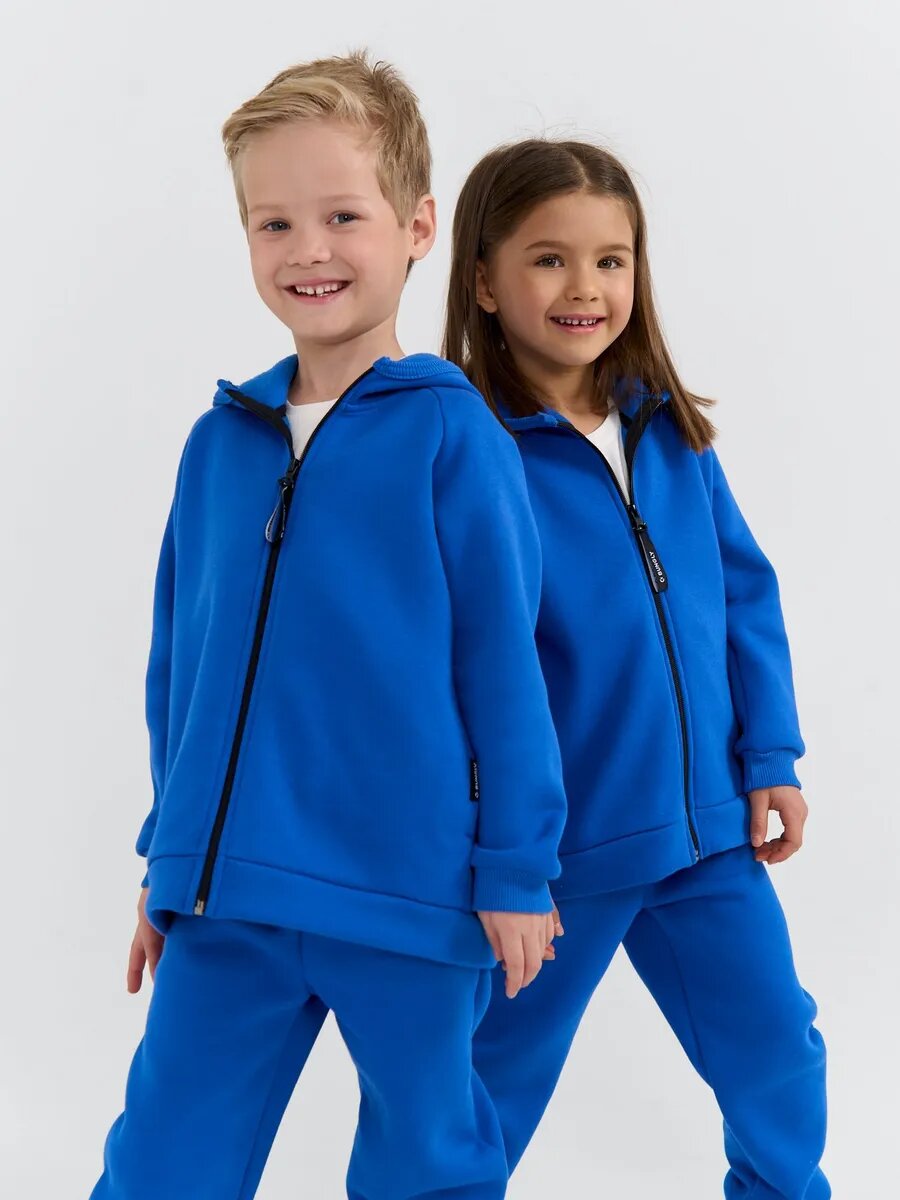 Толстовка BUNGLY Спортивный размер 116/122 синий