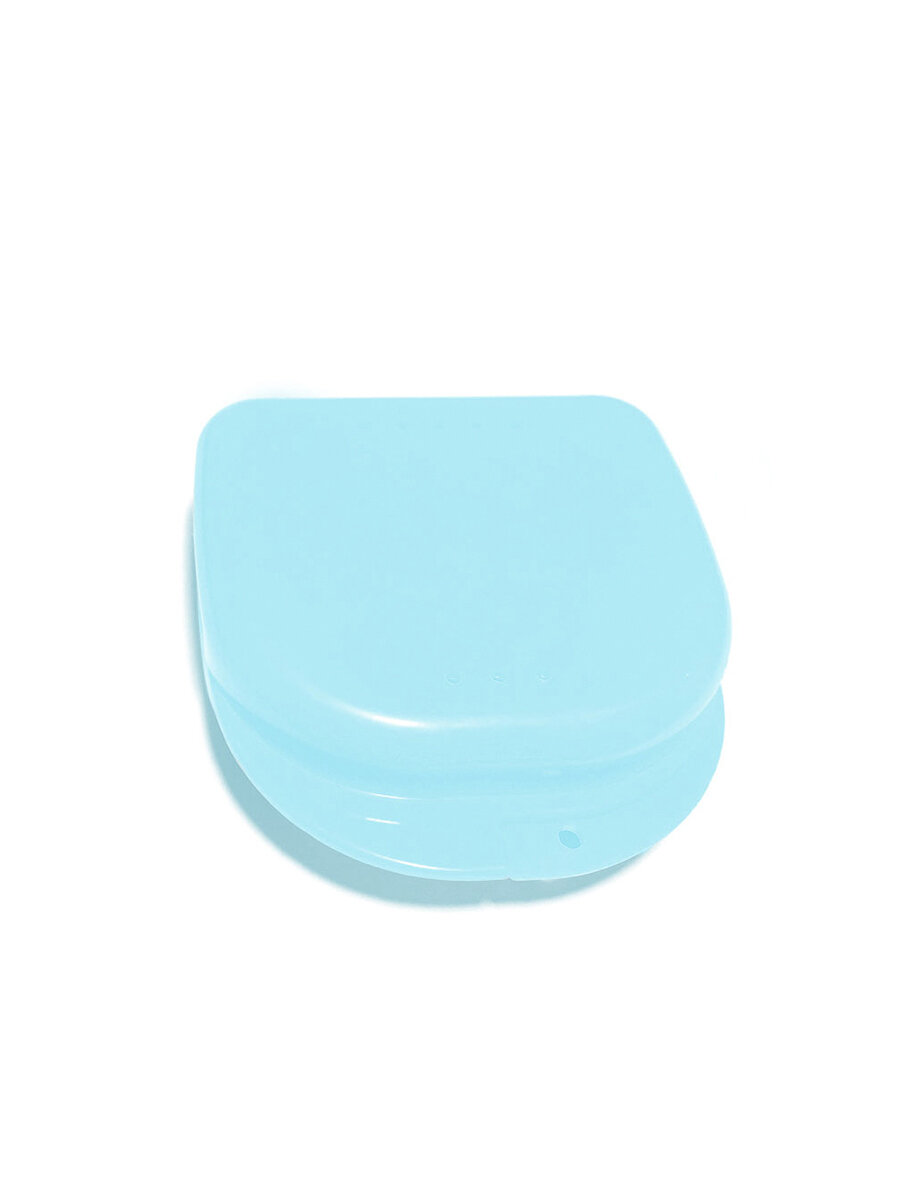 Пластиковый бокс для ортодонтических конструкций Plastic Box 828529 мм бирюзовый