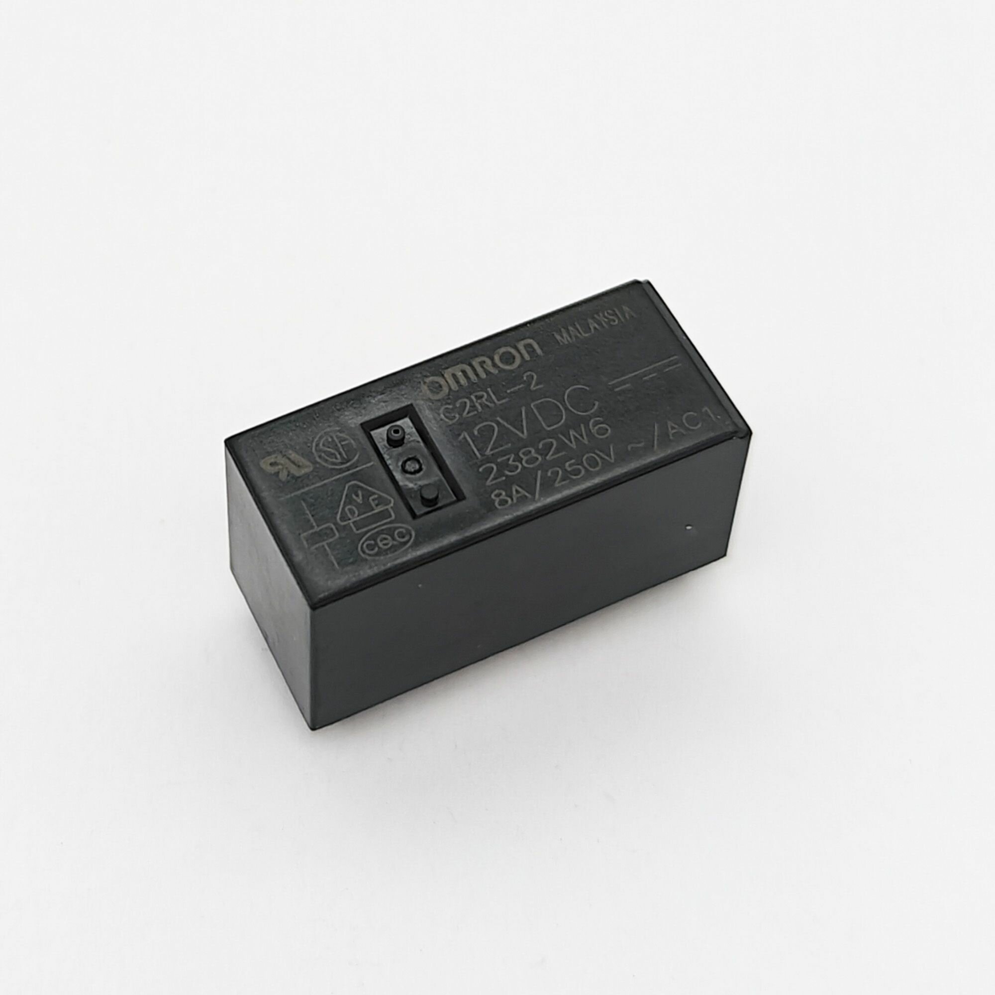 Реле электромагнитное DC 12в, 8а, DPDT, 29*12.7*15.7мм, Omron G2RL-2 12VDC