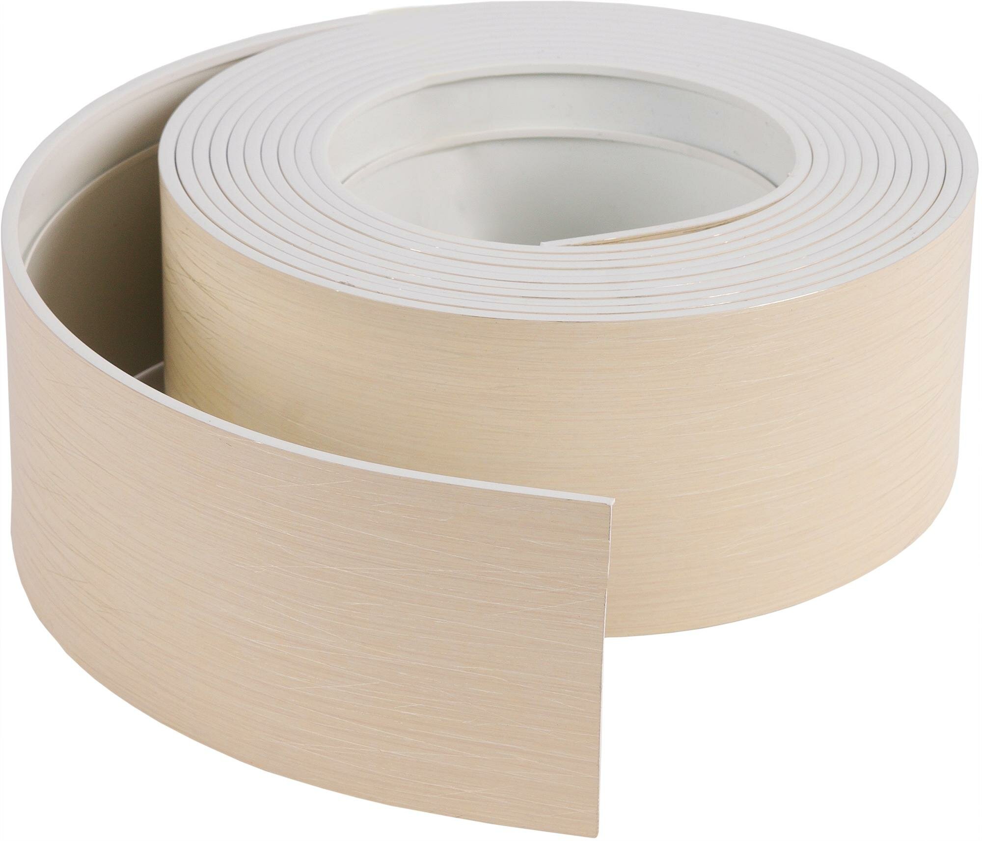 Бленда 7.5x500 см пластик цвет серебро айвори