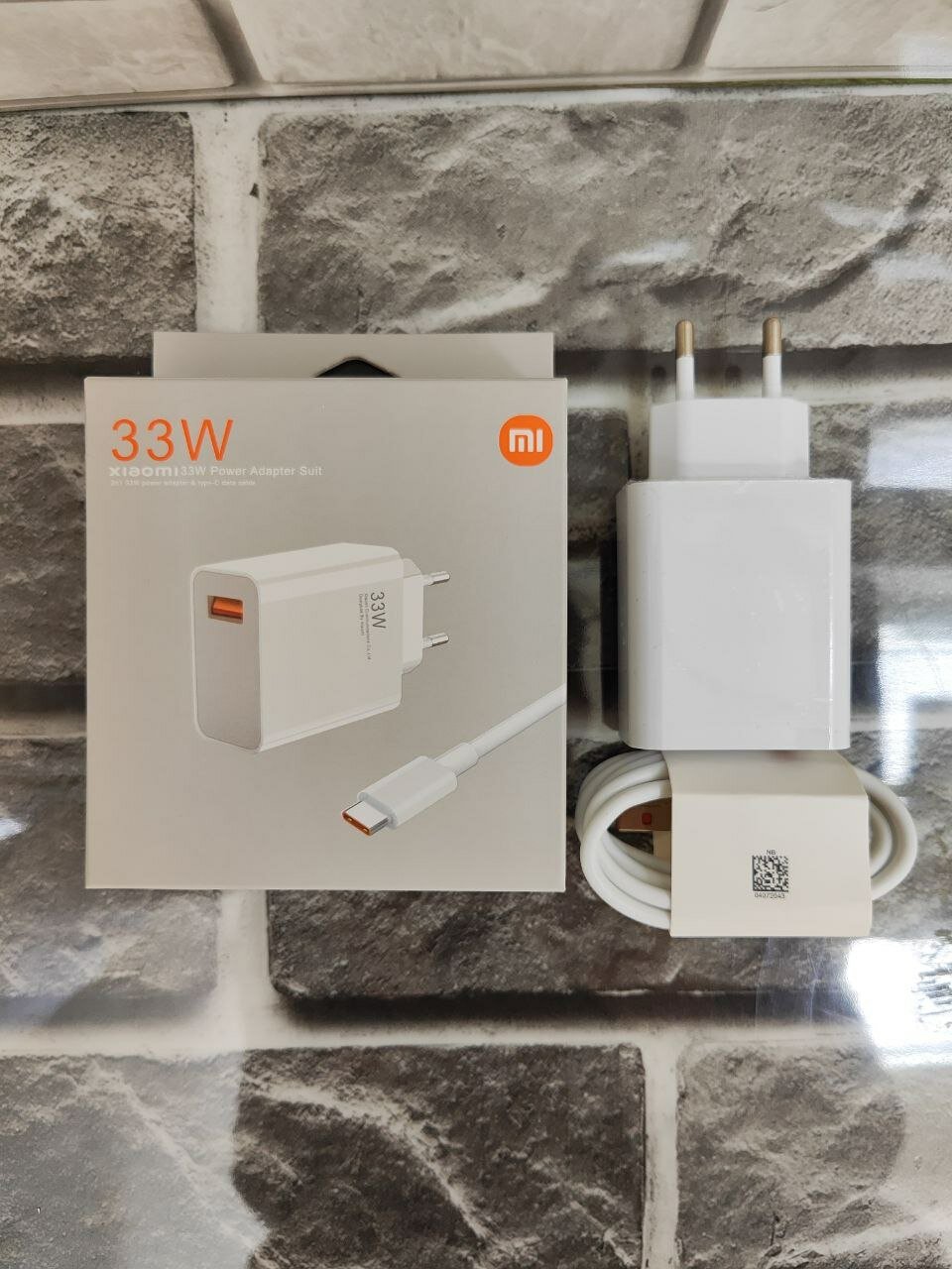 Mi Зарядное устройство для телефонов Xiaomi 33 W, адаптер питания + кабель Type-C — фото 1