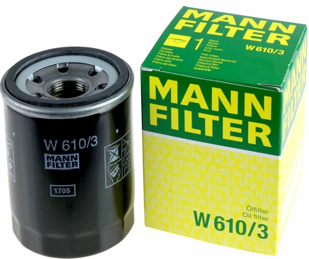 MANN-FILTER W 610/3 Фильтр масляный