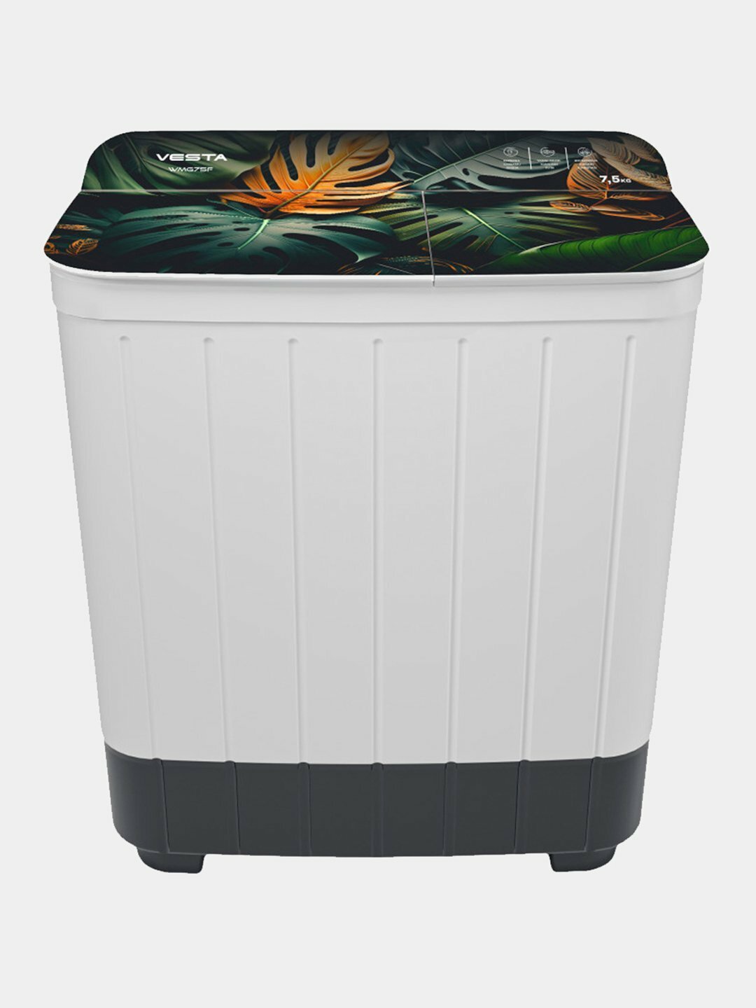 Стиральная машина VESTA WMG75FP, полуавтомат, загрузка белья до 7,5 кг, гарантия 3 года — фото 1