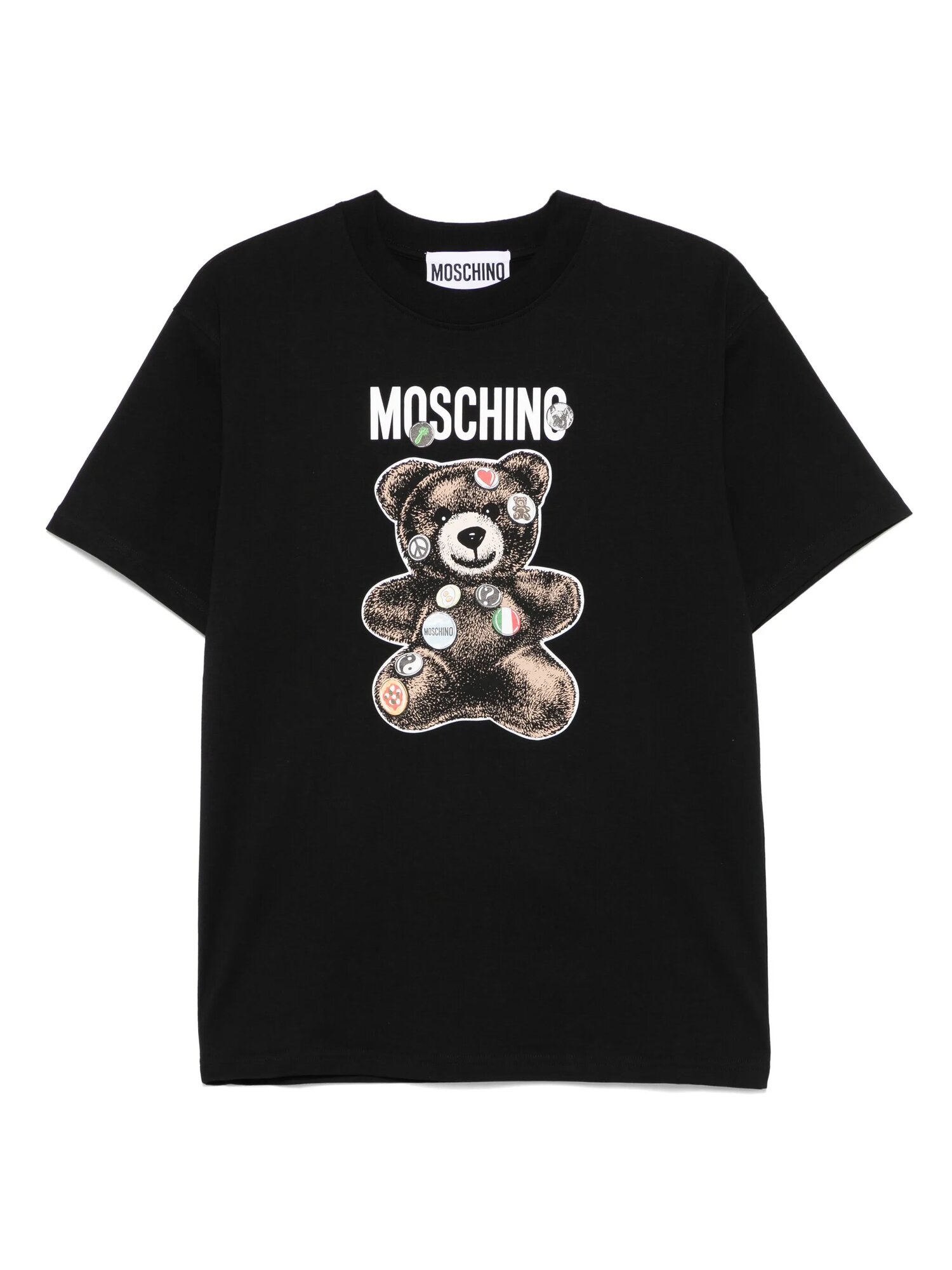 Футболка MOSCHINO Teddy Bear, размер S, черный