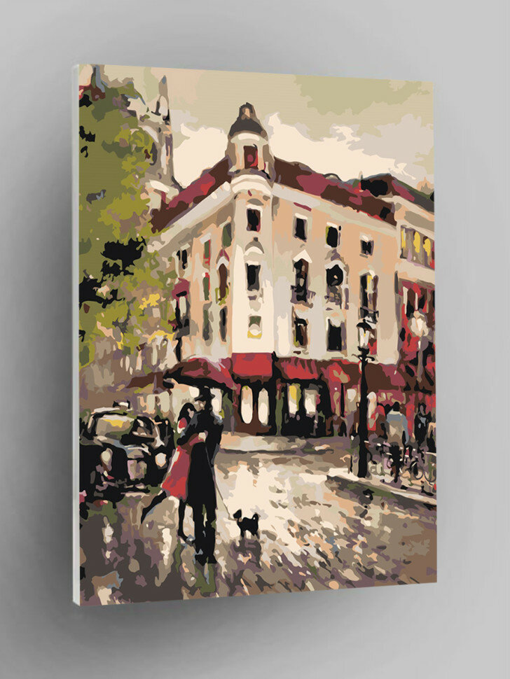 Картина по номерам "Влюблённая пара"