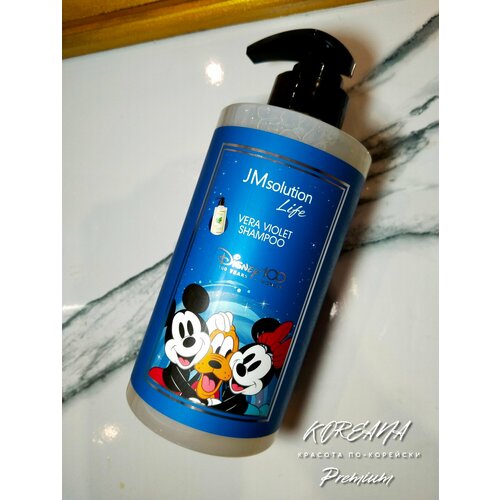 JM Solution Шампунь для волос 500 мл экстрактом алоэ вера Life Vera Violet 920₽