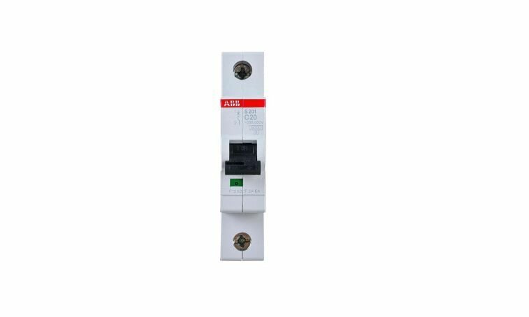 ABB Автоматический выключатель 1-полюсный S201 C20 2CDS251001R0204 - 10шт