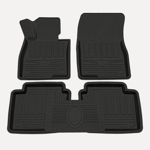 Изображение товара Коврик салонный резиновый (черный) для Mazda 6 (12-18) (Борт 4см)