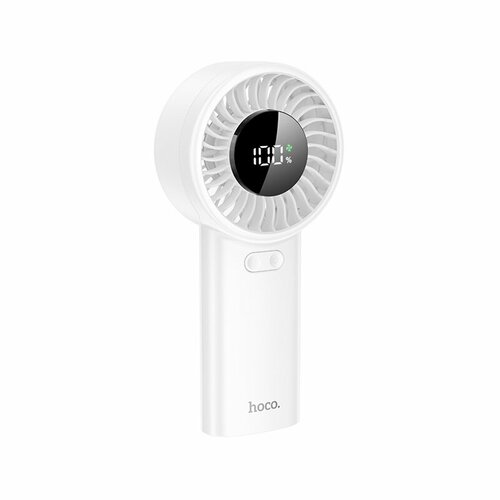 Портативный вентилятор Hoco HX62 Endless Handheld Fan, 6000 mAh, LED display, Белый