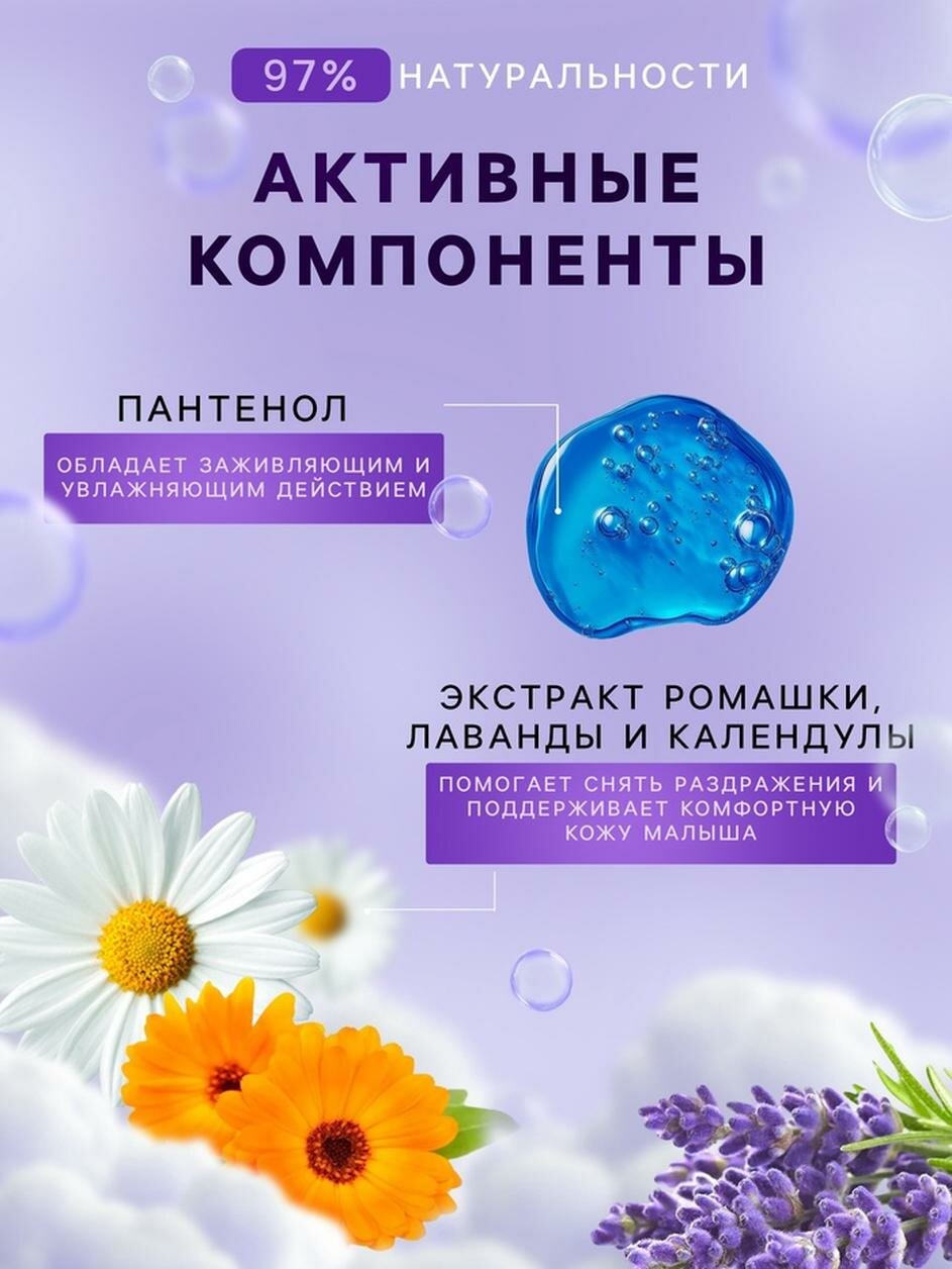 Картинки Жидкое мыло детское LULU гипоаллергенно, без парабенов, без силиконов, 300 мл