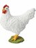 Bullyland 62314 — игрушечная фигурка белого цыпленка