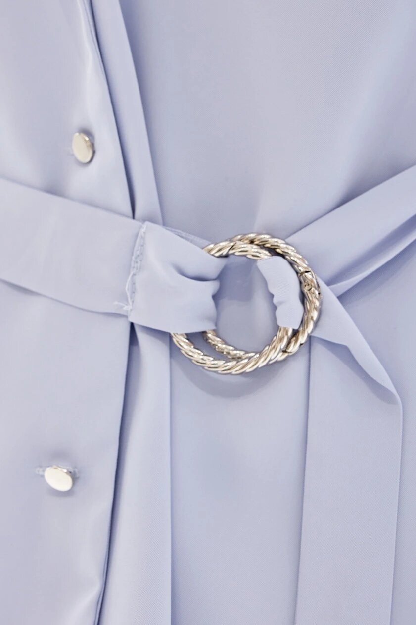 Блуза Selfie, размер L, голубой — фото 1