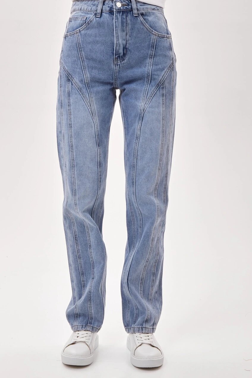 Джинсы Selfie, размер 26/30, светло-синий — фото 1