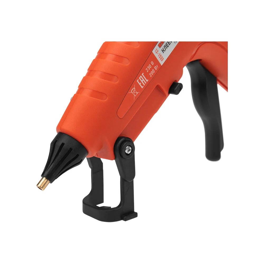 Клеевой пистолет REXANT 200 Вт, d11 мм, эксперт, блистер 12-1533, резиновая — фото 1