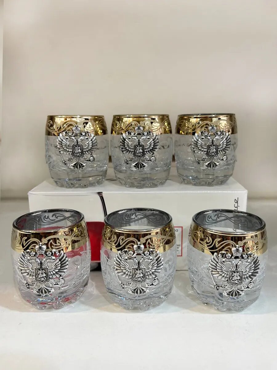 Подарочный набор рюмки герб