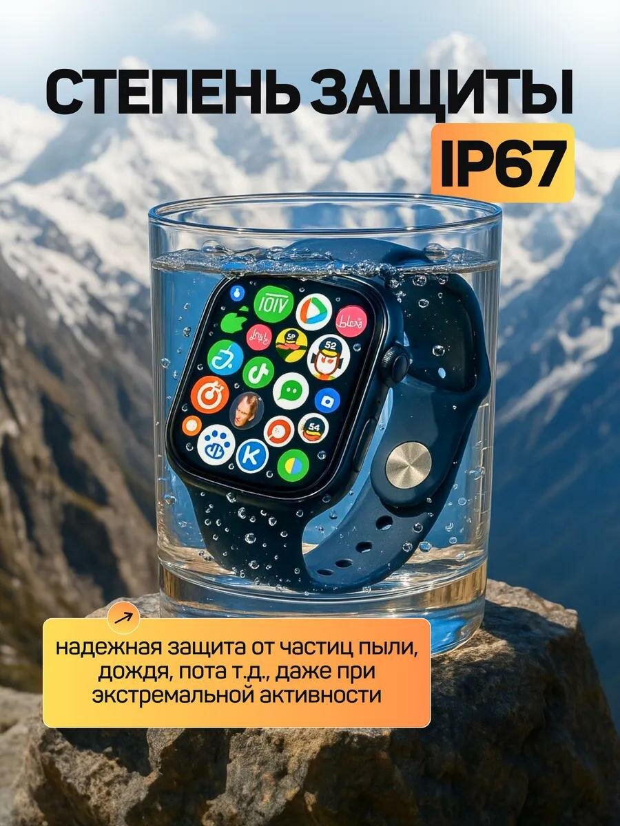 Смарт-часы с SIM картой, 2.06 Amoled HD-экран, Камера для Видеозвонков, Сенсор отпечатков пальцев, Черные — фото 1