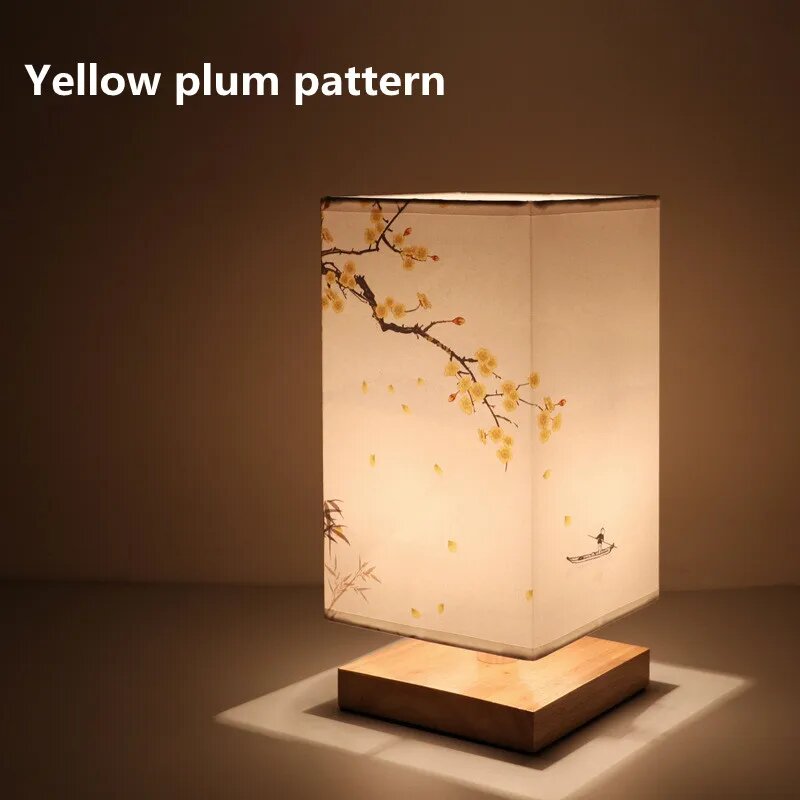 Декоративные настольные лампы Feimefeiyou, Dimming, Yellow plum style